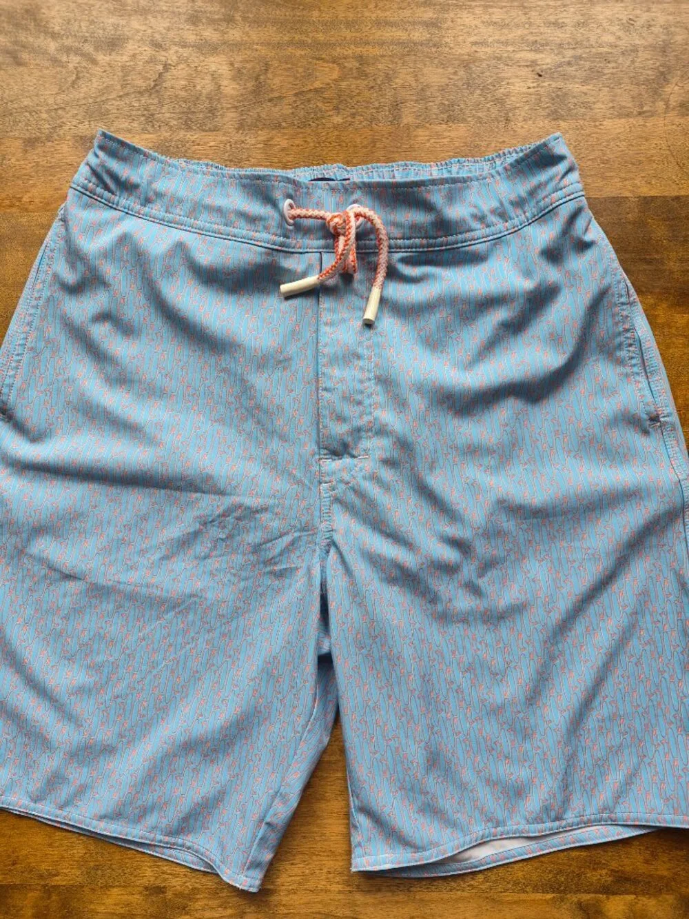 Johnnie O swim trunks Mens Med Board Shorts All Over Print Surf Beach Liner